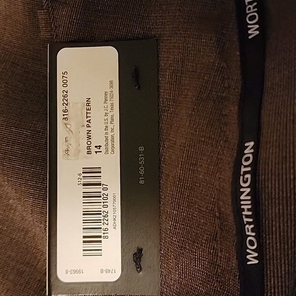 Worthington Brown Slacks Pants - Picture 4 of 4
